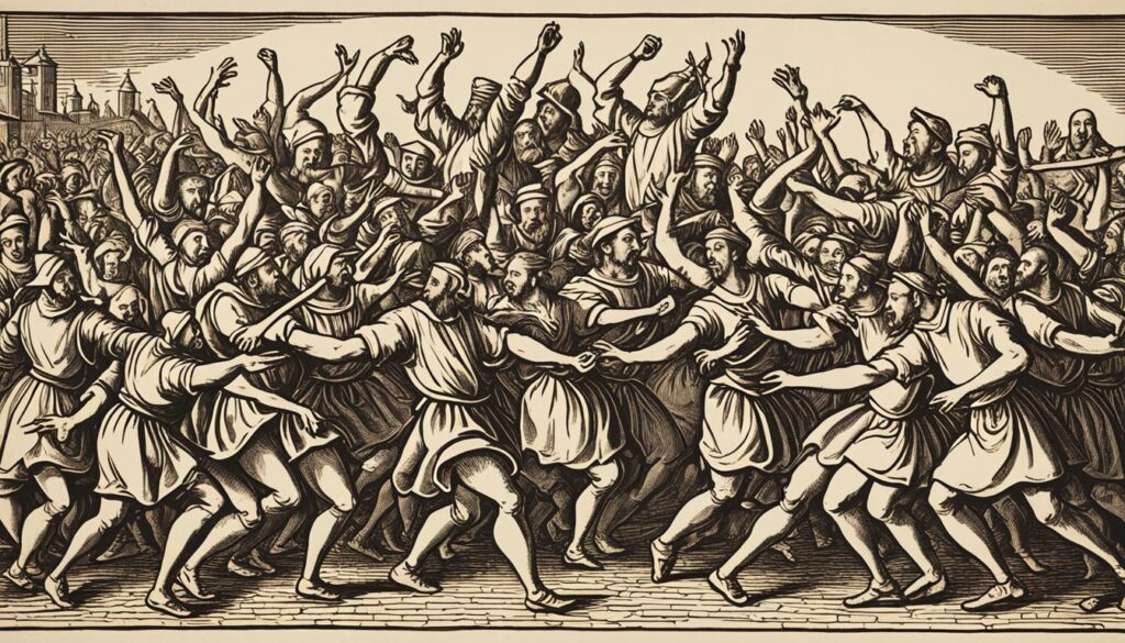 16th century mysterious dancing